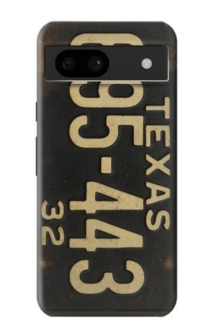 S4061 Vintage Texas Car License Plate Case For Google Pixel 8a