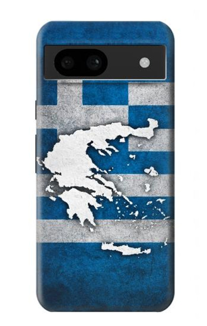 S4074 The Flag of Greece Case For Google Pixel 8a