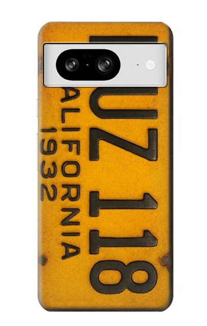 S4060 Vintage California Car License Plate Case For Google Pixel 8