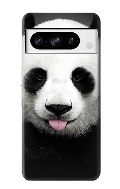 S4049 Cute Panda Stick Out Tongue Case For Google Pixel 8 pro