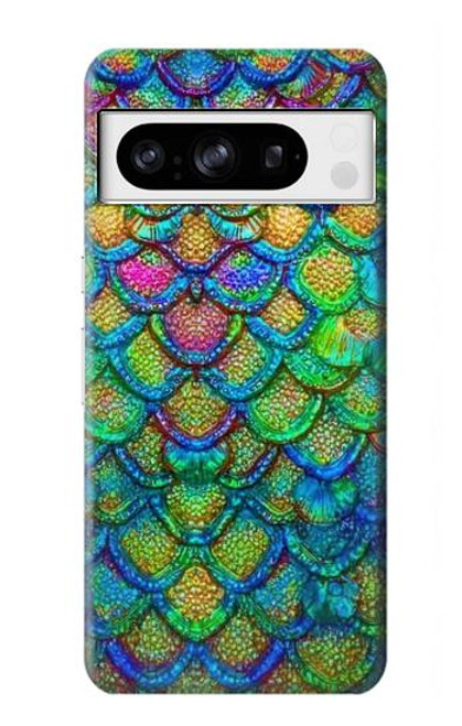 S4071 Colorful Mermaid Scale Case For Google Pixel 8 pro