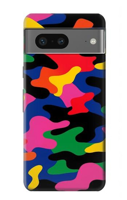 S4072 Colorful Camouflage Case For Google Pixel 7a
