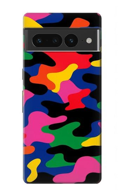 S4072 Colorful Camouflage Case For Google Pixel 7 Pro