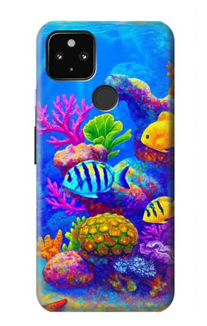 S4058 Colorful Aquarium Case For Google Pixel 4a 5G