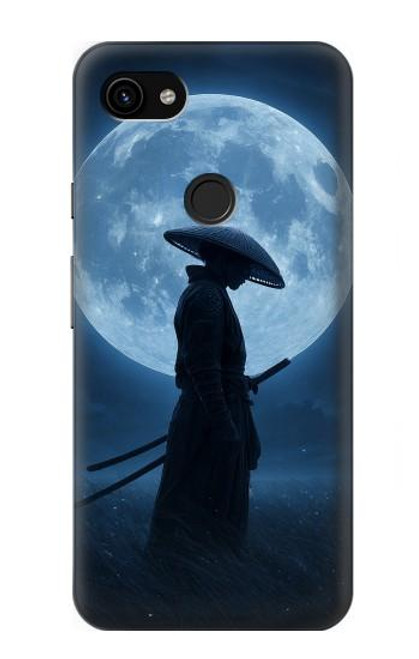 S4034 Samurai Moon Night Case For Google Pixel 3a XL