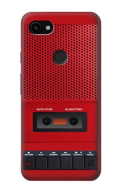 S4073 Vintage Red Cassette Player Graphic Case For Google Pixel 3a XL