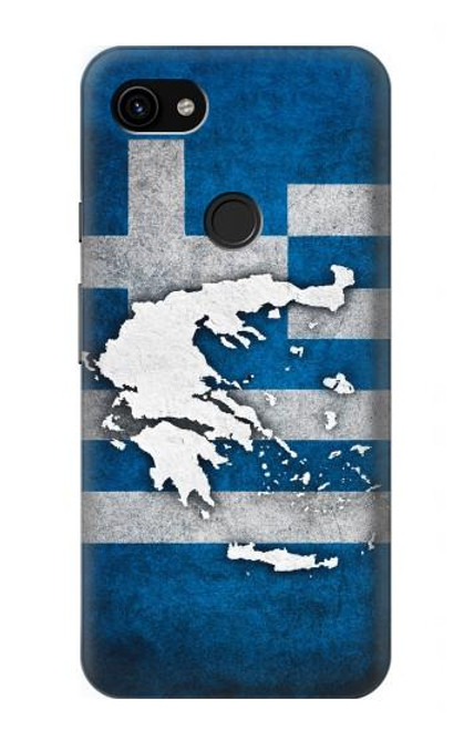 S4074 The Flag of Greece Case For Google Pixel 3a XL