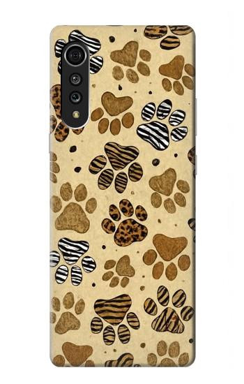S4032 Wild Animal Paw Foot Print Case For LG Velvet