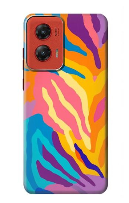 S4037 Colorful Zebra Pattern Case For Motorola Moto G Stylus 5G (2024)