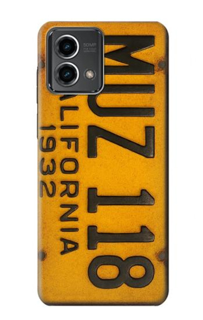 S4060 Vintage California Car License Plate Case For Motorola Moto G Stylus 5G (2023)