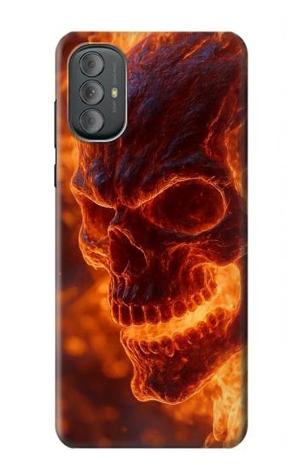 S4062 Fire Skull Case For Motorola Moto G Power 2022, G Play 2023