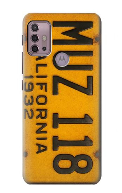 S4060 Vintage California Car License Plate Case For Motorola Moto G30, G20, G10