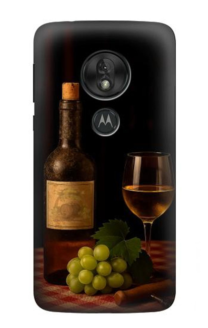 S4041 Old Vines Wine Case For Motorola Moto G7 Power