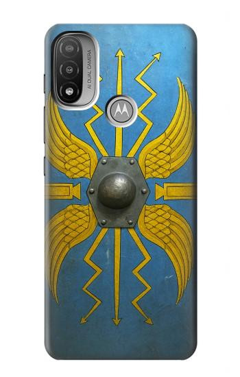 S4052 Blue Roman Shield Case For Motorola Moto E20,E30,E40