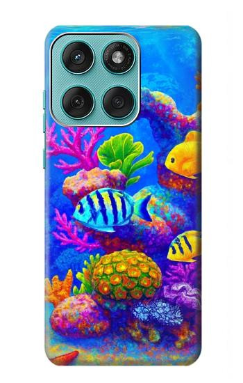 S4058 Colorful Aquarium Case For Motorola Edge 60 Fusion