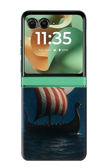 S4040 Viking War Ship Case For Motorola Razr 70+,60+, Razr+ (2026, 2025, 2024)
