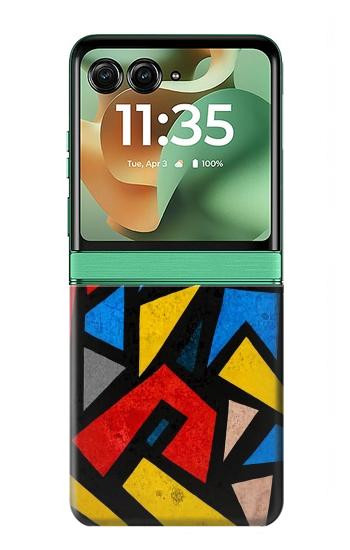 S4044 Street Art Abstract Graphics Case For Motorola Razr 70+,60+, Razr+ (2026, 2025, 2024)