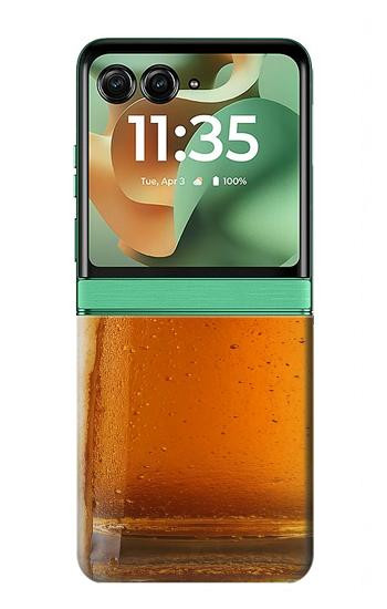 S4070 Beer Glass Case For Motorola Razr 70+,60+, Razr+ (2026, 2025, 2024)