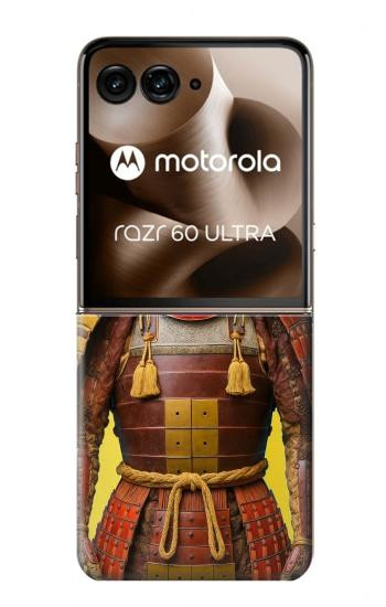 S4063 Japan Warrior Samurai Armor Case For Motorola Razr 70 Ultra, 60 Ultra, 50 Ultra, Ultra 2026, Ultra 2025