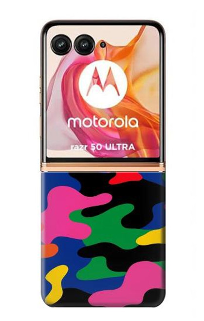 S4072 Colorful Camouflage Case For Motorola Razr 50 Ultra