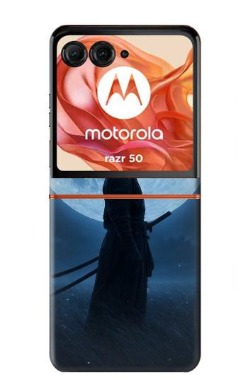 S4034 Samurai Moon Night Case For Motorola Razr 70,60,50, Razr (2026, 2025, 2024)