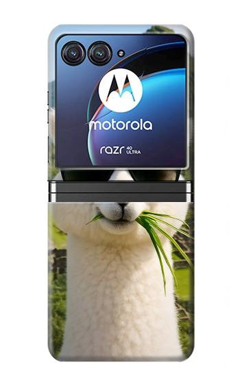 S4069 Alpaca Sunglasses Case For Motorola Razr 40 Ultra