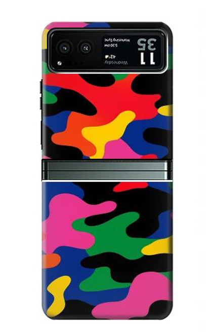 S4072 Colorful Camouflage Case For Motorola Razr 40
