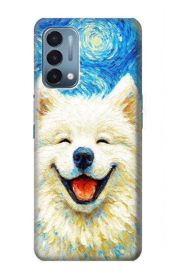 S4064 Smile Dog Van Gogh Starry Night Case For OnePlus Nord N200 5G