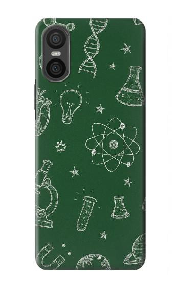 S4059 Science Chalkboard Graphic Case For Sony Xperia 10 VI