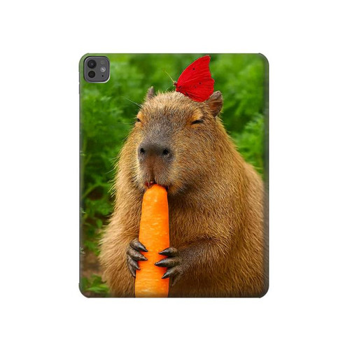 S4068 Capybara Butterfly Hard Case For iPad Pro 13 (2024,2025), Air 13 2026