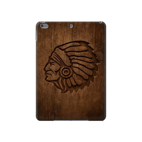 S4035 Native American Wood Carving Hard Case For iPad Pro 10.5, iPad Air (2019, 3rd)
