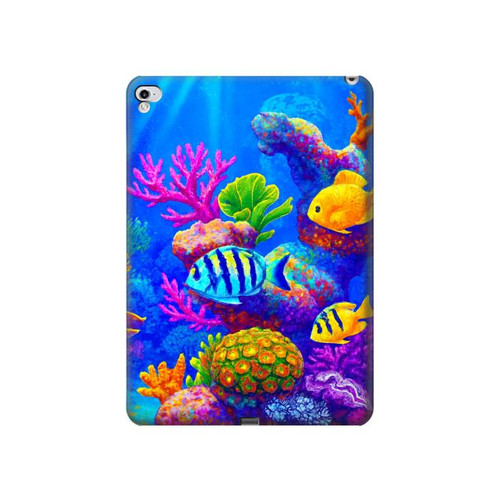 S4058 Colorful Aquarium Hard Case For iPad Pro 12.9 (2015,2017)