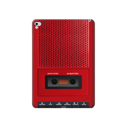 S4073 Vintage Red Cassette Player Graphic Hard Case For iPad Pro 12.9 (2015,2017)
