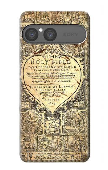 S0330 Bible Page Case For Sony Xperia 10 VII, 10 VIII