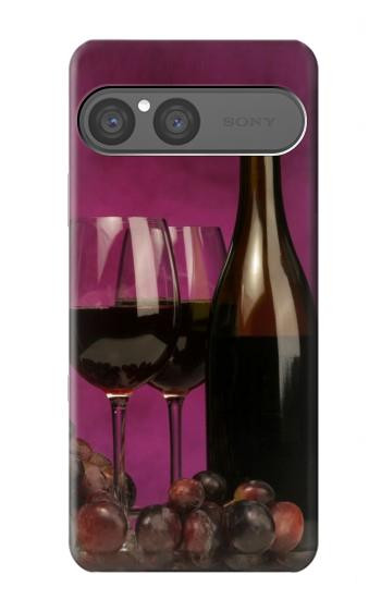 S0910 Red Wine Case For Sony Xperia 10 VII, 10 VIII