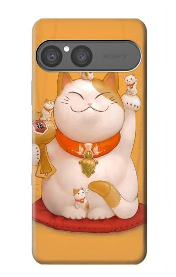 S1217 Maneki Neko Lucky Cat Case For Sony Xperia 10 VII