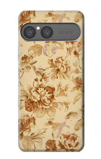 S2180 Flower Floral Vintage Pattern Case For Sony Xperia 10 VII, 10 VIII