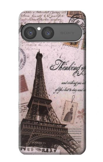 S2211 Paris Postcard Eiffel Tower Case For Sony Xperia 10 VII, 10 VIII