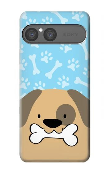 S2669 Cute Dog Paws Bones Cartoon Case For Sony Xperia 10 VII, 10 VIII