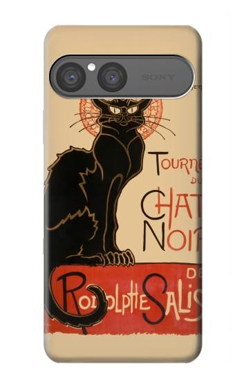 S2739 Chat Noir Black Cat Vintage Case For Sony Xperia 10 VII, 10 VIII