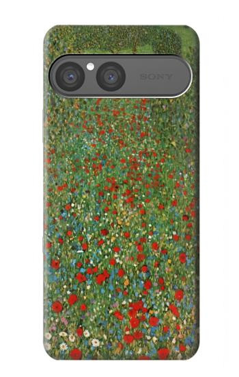 S2872 Gustav Klimt Poppy Field Case For Sony Xperia 10 VII