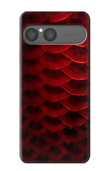 S2879 Red Arowana Fish Scale Case For Sony Xperia 10 VII