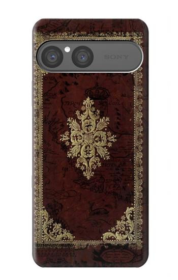 S3014 Vintage Map Book Cover Case For Sony Xperia 10 VII, 10 VIII