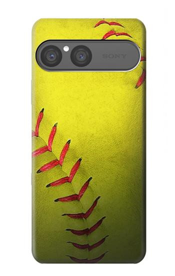 S3031 Yellow Softball Ball Case For Sony Xperia 10 VII