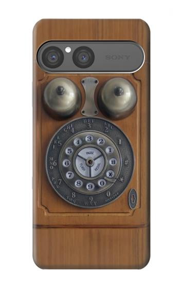 S3146 Antique Wall Retro Dial Phone Case For Sony Xperia 10 VII, 10 VIII