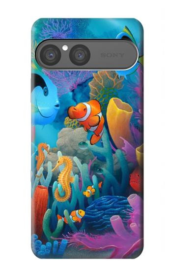 S3227 Underwater World Cartoon Case For Sony Xperia 10 VII, 10 VIII