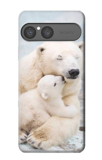 S3373 Polar Bear Hug Family Case For Sony Xperia 10 VII, 10 VIII