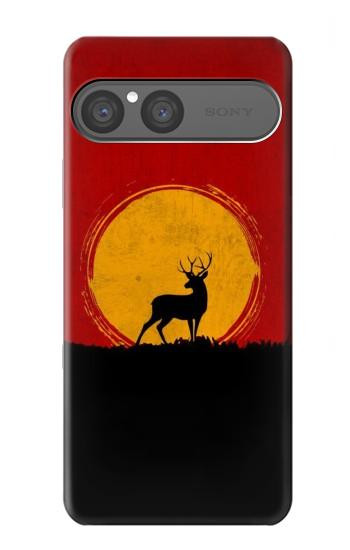 S3513 Deer Sunset Case For Sony Xperia 10 VII, 10 VIII