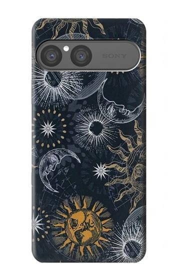S3702 Moon and Sun Case For Sony Xperia 10 VII, 10 VIII