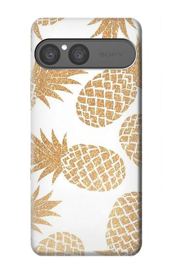 S3718 Seamless Pineapple Case For Sony Xperia 10 VII, 10 VIII
